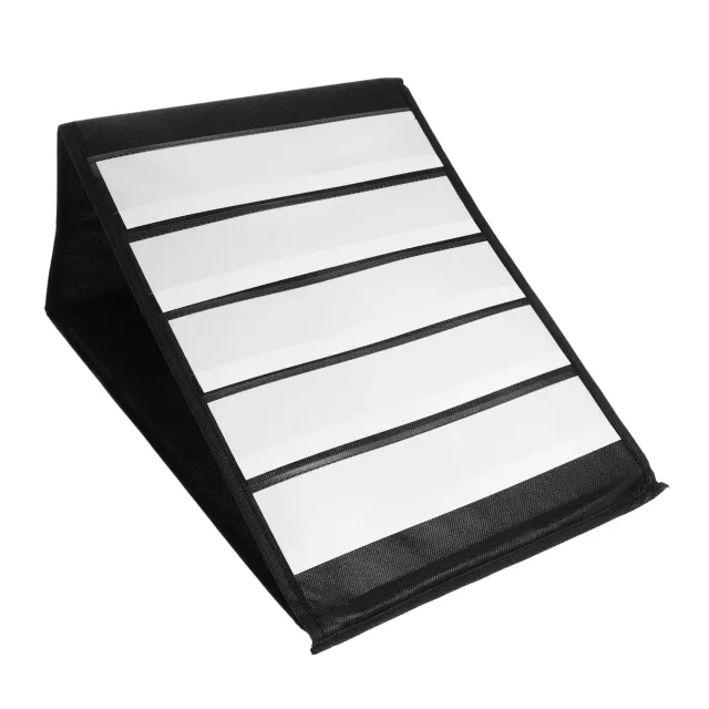 Angoily Espositore Triangolare Nero Cartoline 43x32x20 cm