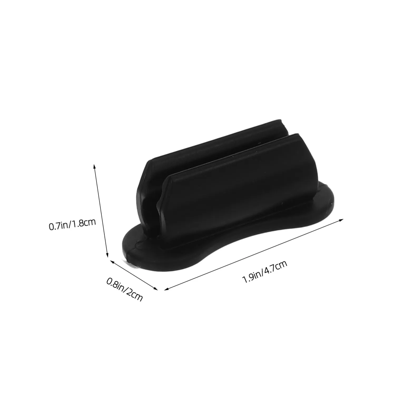 Angoily Doppio Foro portapenne adesivo silicone 6 pezzi