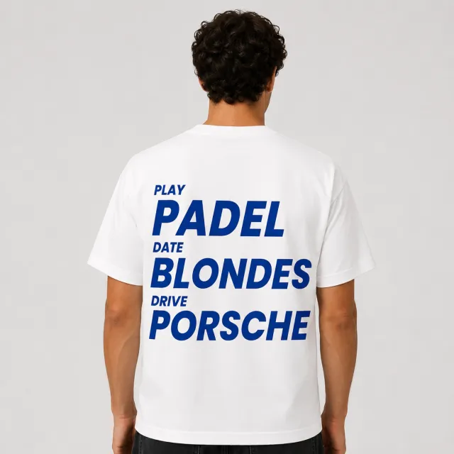 Pressink Play Padel t-shirt uomo manica corta nera