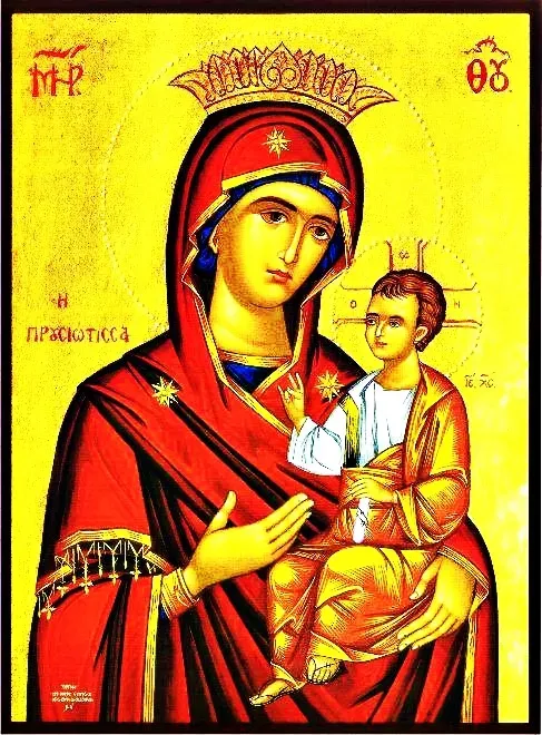 Deco Foam DF00486 carta riso icona Panagia Prousiotissa