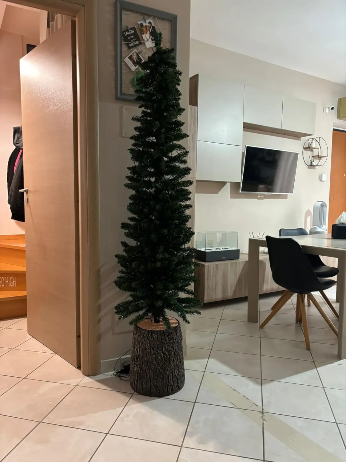 Giodicart Peak Tree 180 cm albero Natale slim artificiale 392 rami