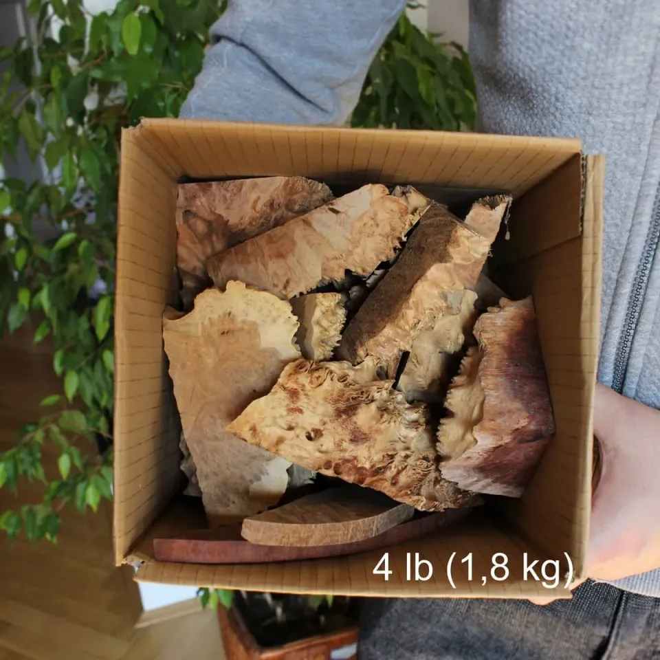 Naturesin ritagli eucalipto legno scatola 1,8 kg naturali