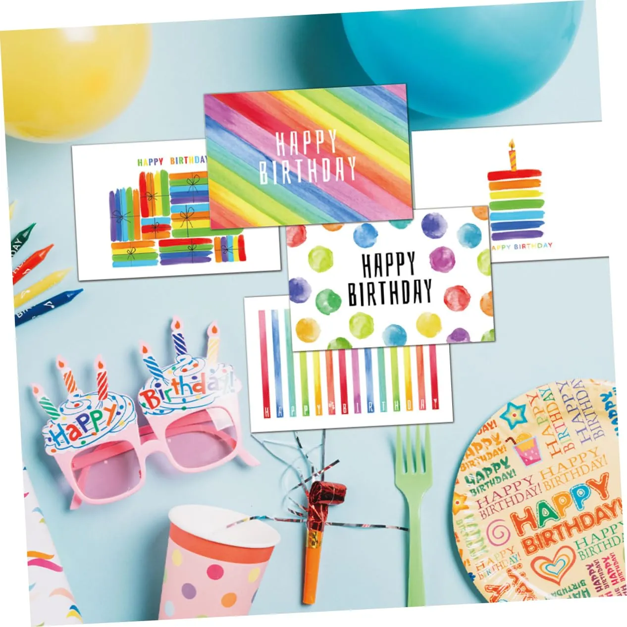 Angoily Compleanno biglietti auguri assortiti grafica bimbi
