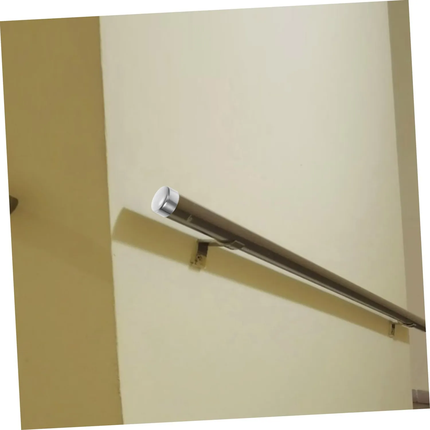 Angoily tappi terminali corrimano 40 mm 2 pezzi argento