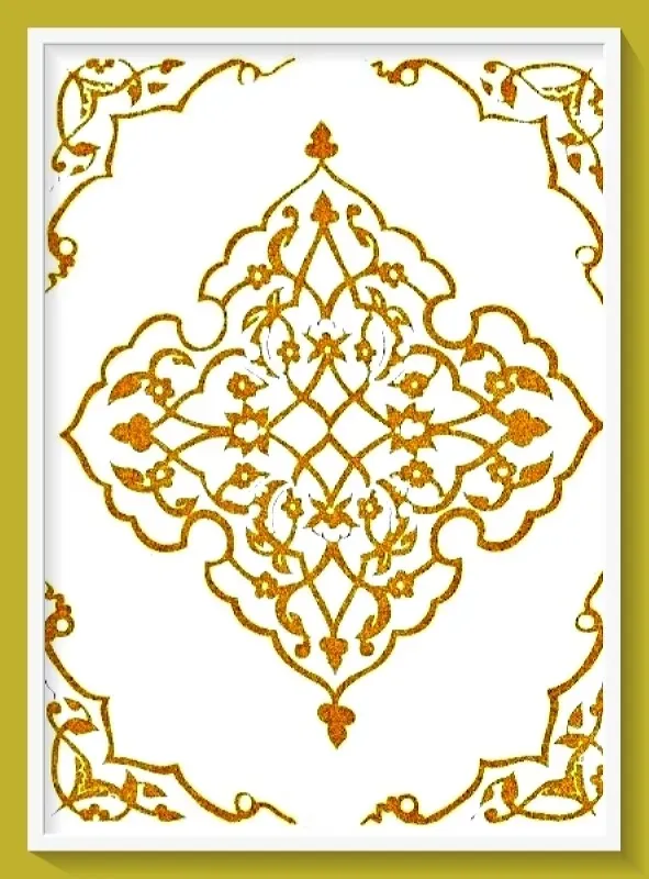 Deco Foam S-05 GS-05 transfer glitter oro 17x25 cm