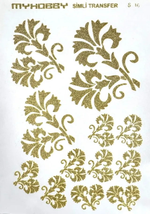 Deco Foam S16 Carta Transfer Oro 25x18cm metallizzata