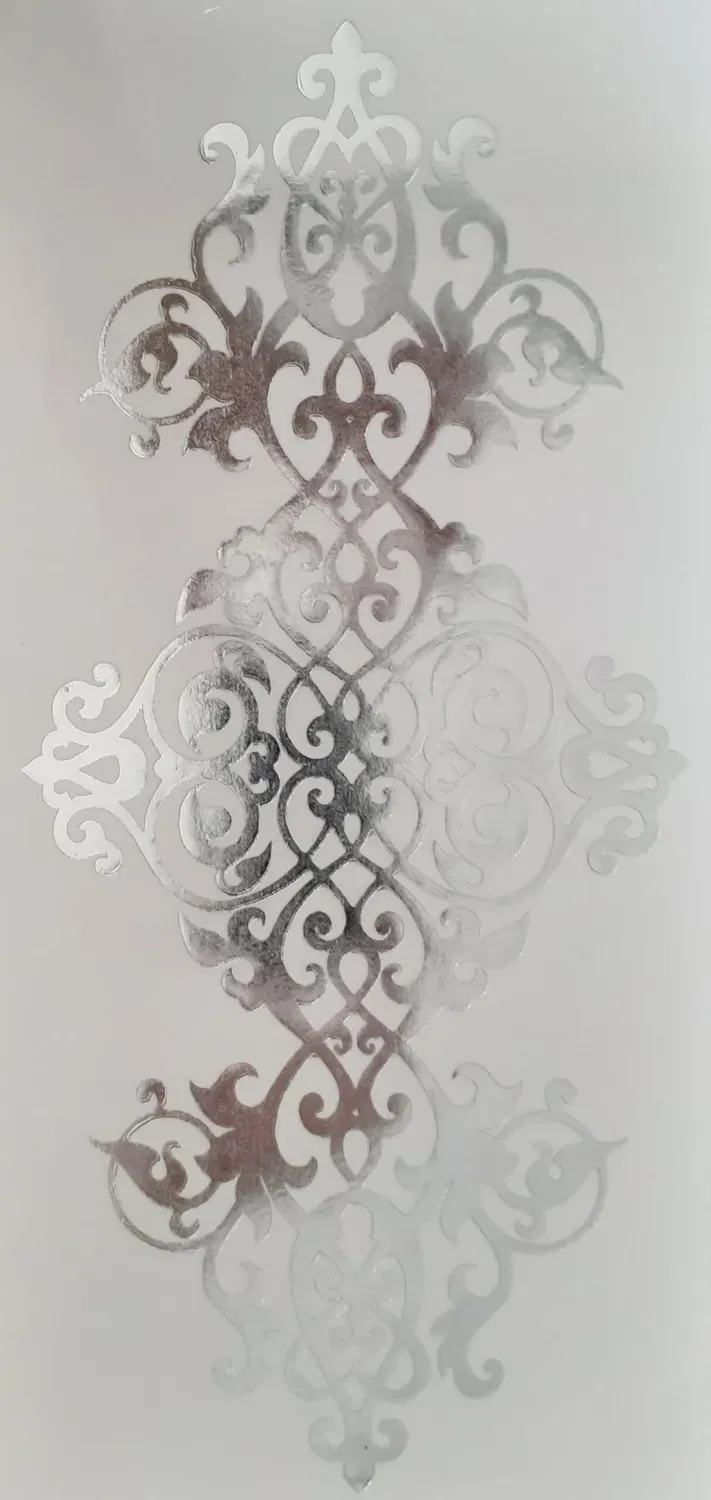 Deco Foam VT01 carta di riso argento 32x16 cm metallizzata