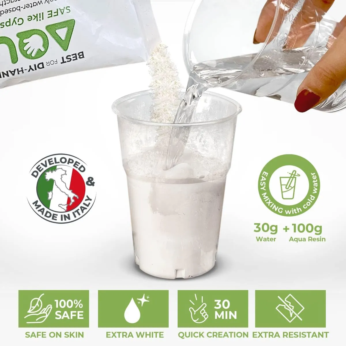 Reschimica Aqua Resin gesso ceramico 3 kg bianco