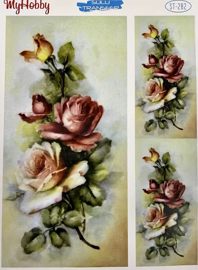 Transfer ST-282 foglio transfer 25x35 cm decorativo