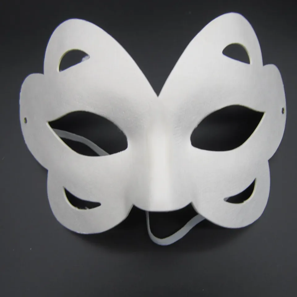 Deco Foam maschera occhi farfalla 20x14cm carnevale