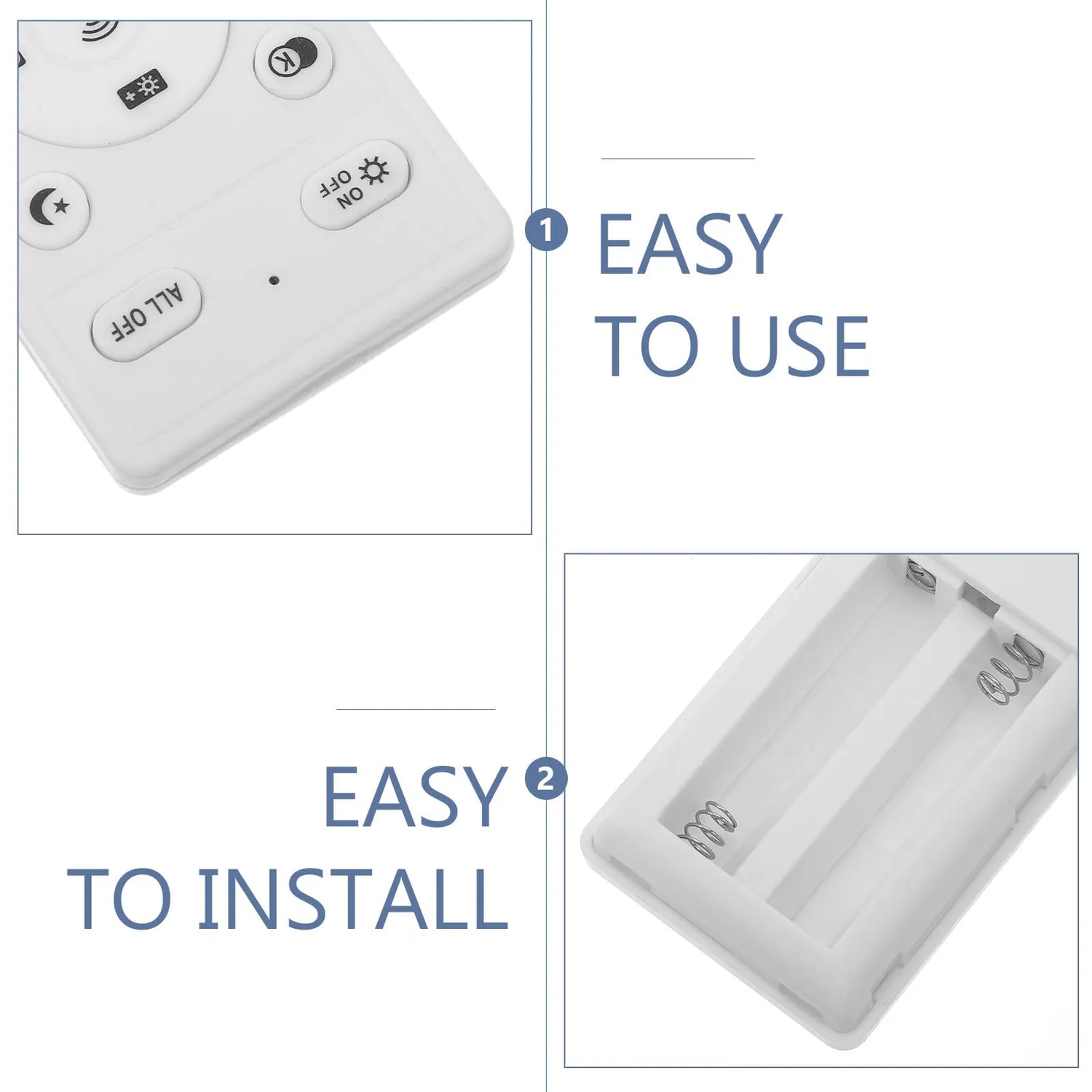Angoily Telecomando Ventilatore Soffitto Bianco Universale