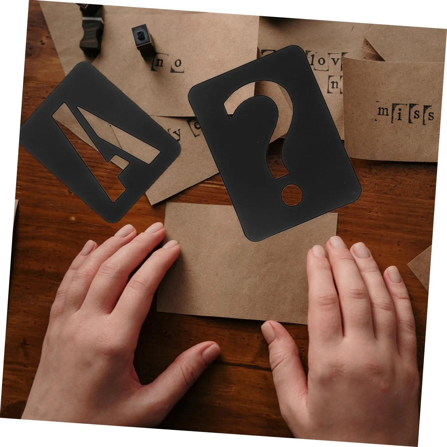 Angoily stencil lettere e numeri 42 pezzi riutilizzabili