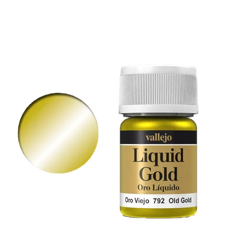 Vallejo Liquid Gold 792 colore oro antico alcol