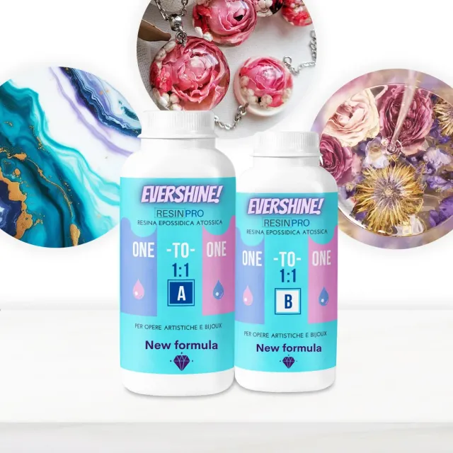 Naturesin Evershine 1:1 resina trasparente atossica