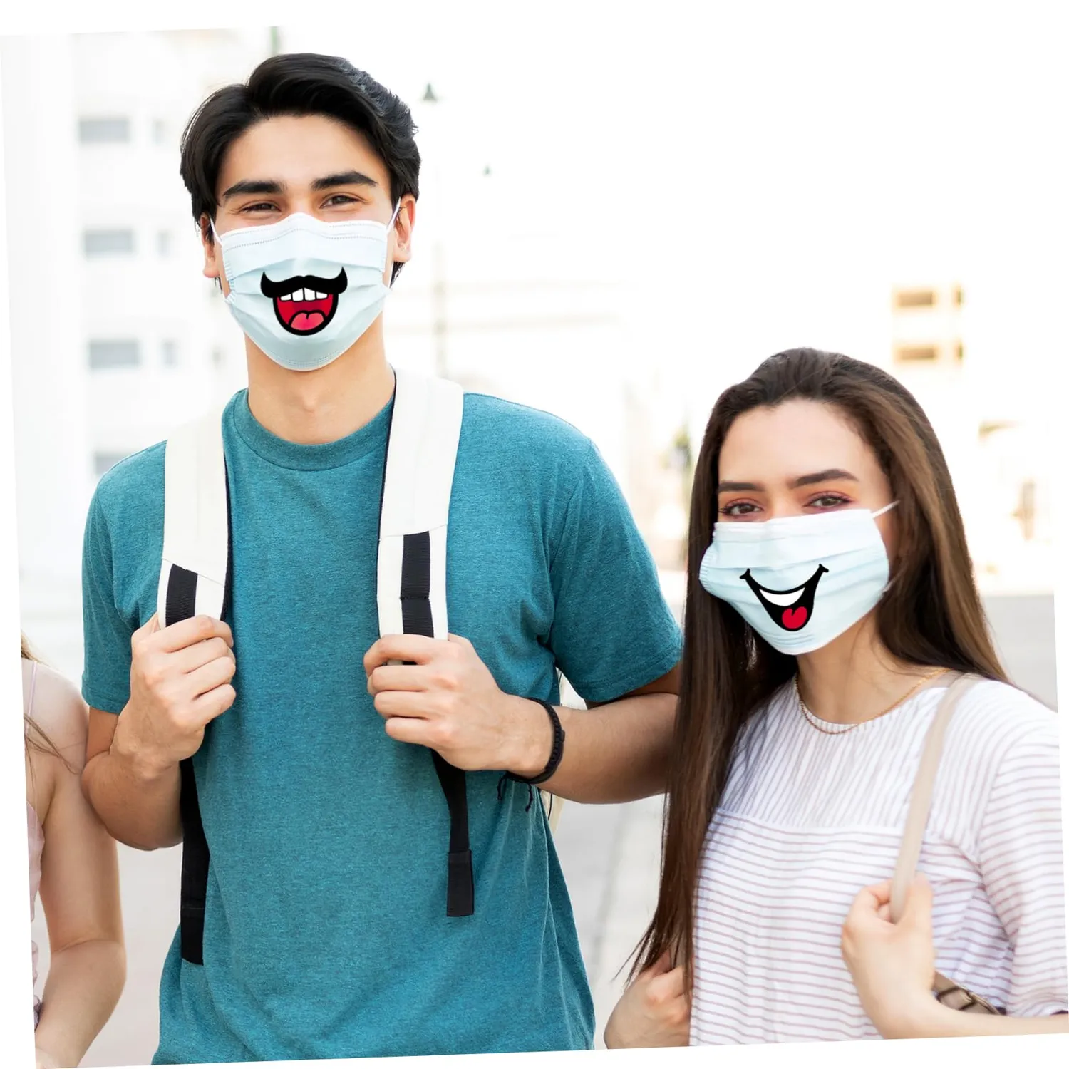 Angoily Adesivi bocca cartoon 10 fogli per bambole DIY