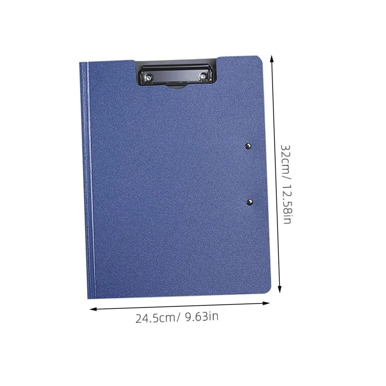 Angoily Clipboard A4 portablocco blu PP e metallo