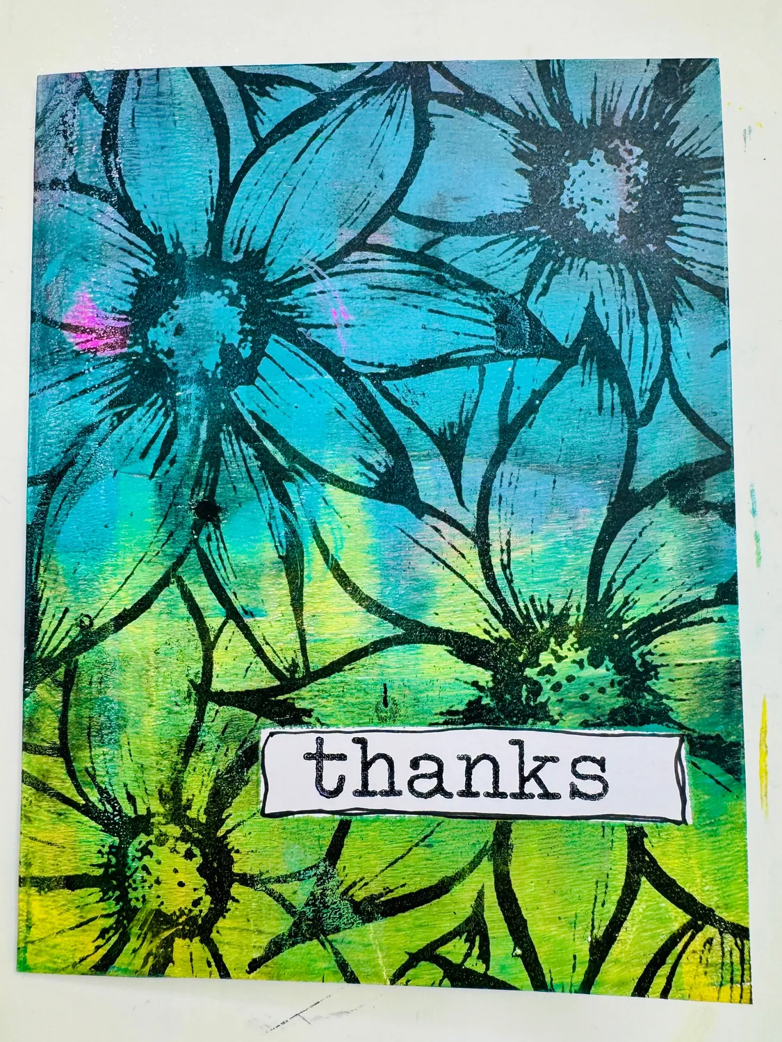 Gelli Arts Wildflowers image transfer 20 fogli 13x18 cm laser