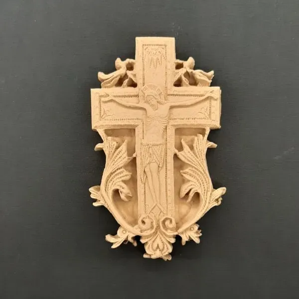 Deco Foam 2766 croce legno decorativa 8,2x13,2 cm