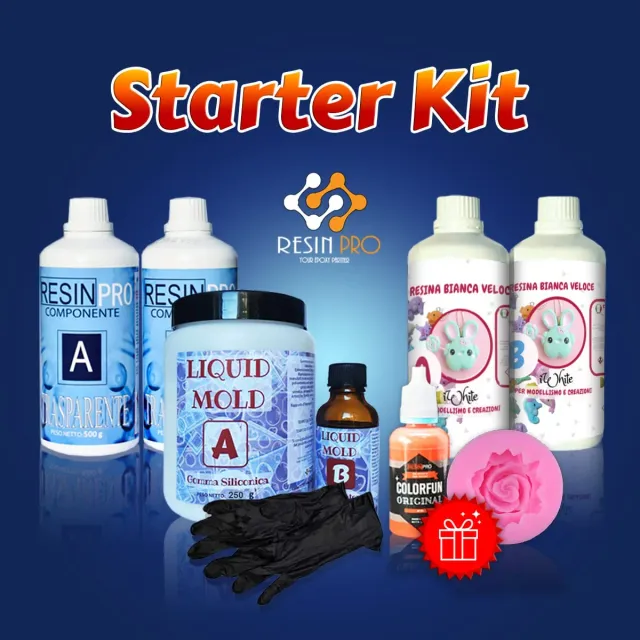 Naturesin Starter Kit resina e gomma liquida 2,3 kg