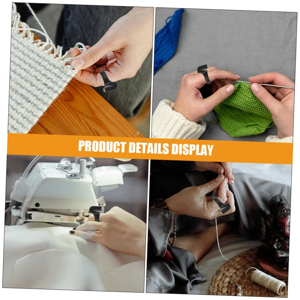 Angoily anello tagliafilo in plastica 12 pezzi affilato