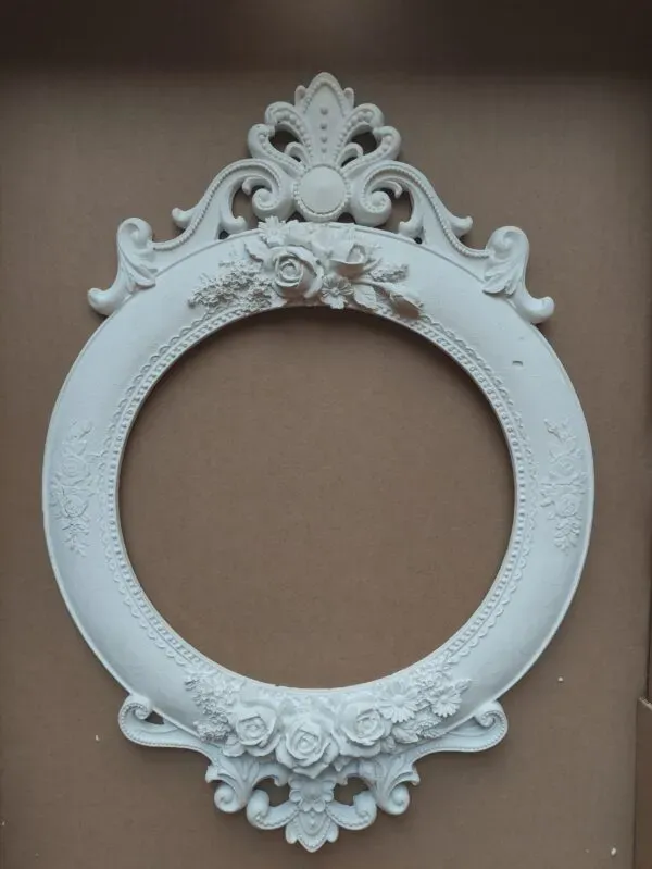 Deco Foam CE05 cornice porcellana bianca 44x31cm