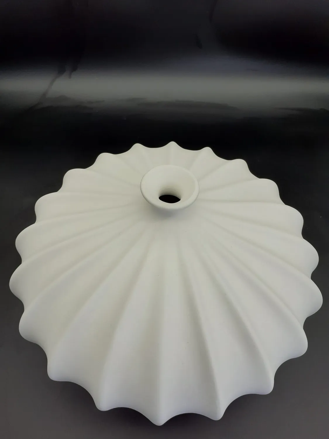 Deco Foam 76676 vaso porcellana grande 32,5x22,5 cm bianco