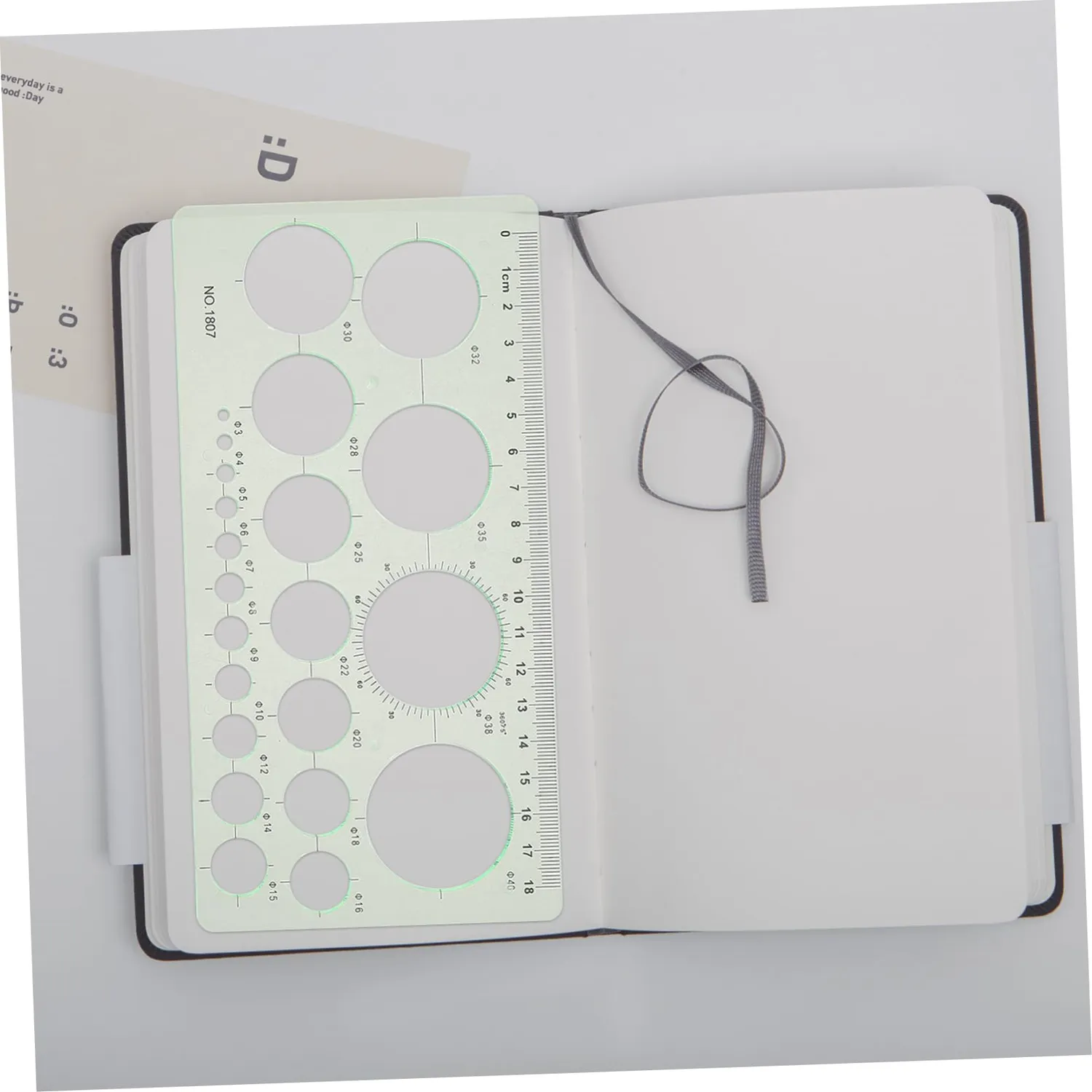 Angoily Stencil Circolari Plastica 9 Pezzi Verde Misure Miste