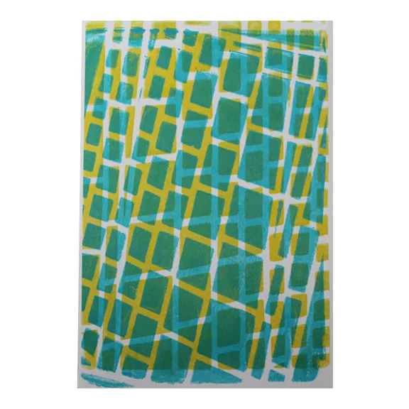 Gelli Arts Ladder stencil architettura 5x7 riutilizzabile