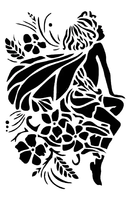 Decofoam S043 stencil fata decorativo 30x21 cm