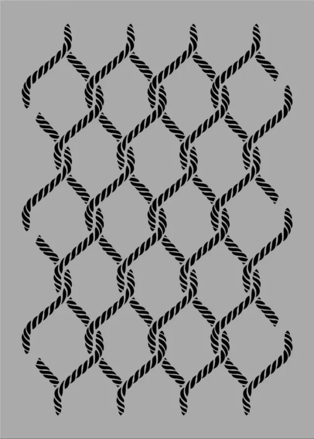 Decofoam HD010 stencil parete 50x50cm decorativo