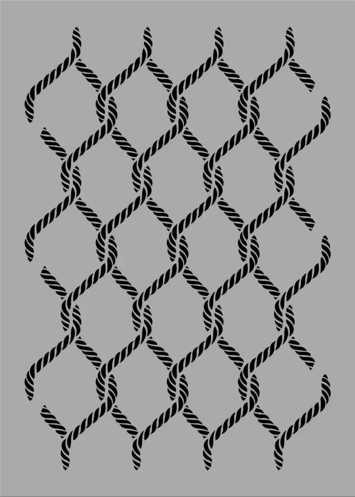 Decofoam HD010 stencil parete 50x50cm decorativo