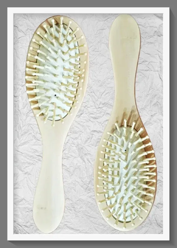 Deco Foam LG90479 spazzola capelli legno 22x6cm manico legno