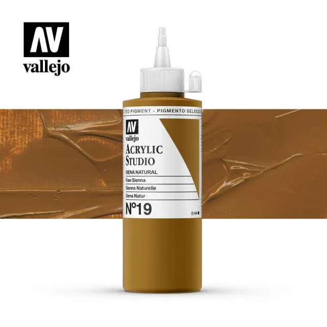 Vallejo Acrylic Studio 19 colore acrilico 200ml coprente