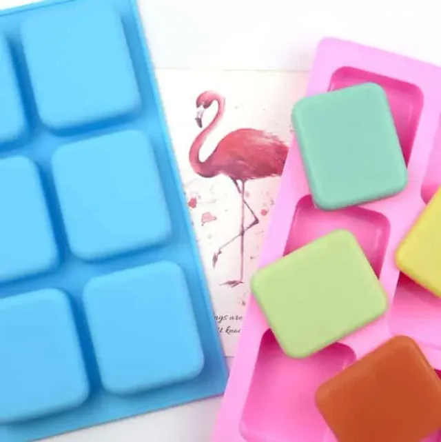 Artsoap stampo 6 saponette angoli stondati silicone