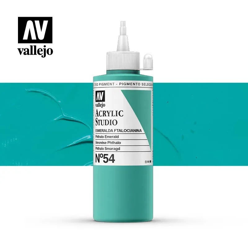 Vallejo Studio 54 colore acrilico 200ml coprente