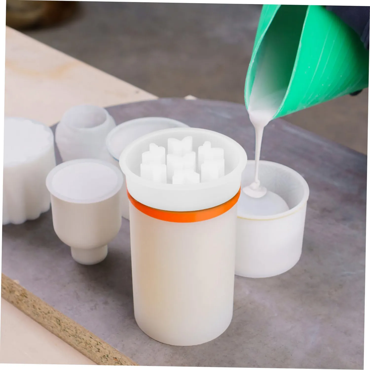 Angoily Stampo Silicone Farfalla Vasi Fiori inserto floreale
