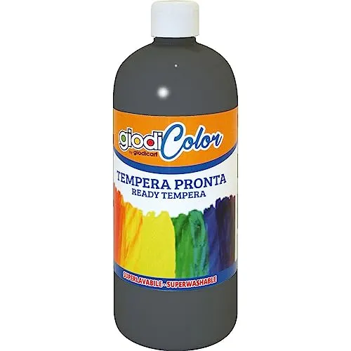 Giodicart Giodicolor Nero tempera pronta 1000 ml coprente