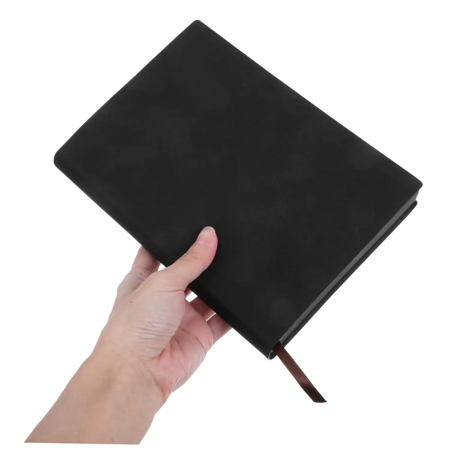 Angoily Quaderno Vintage A5 Nero Pagine Bianche Spesse