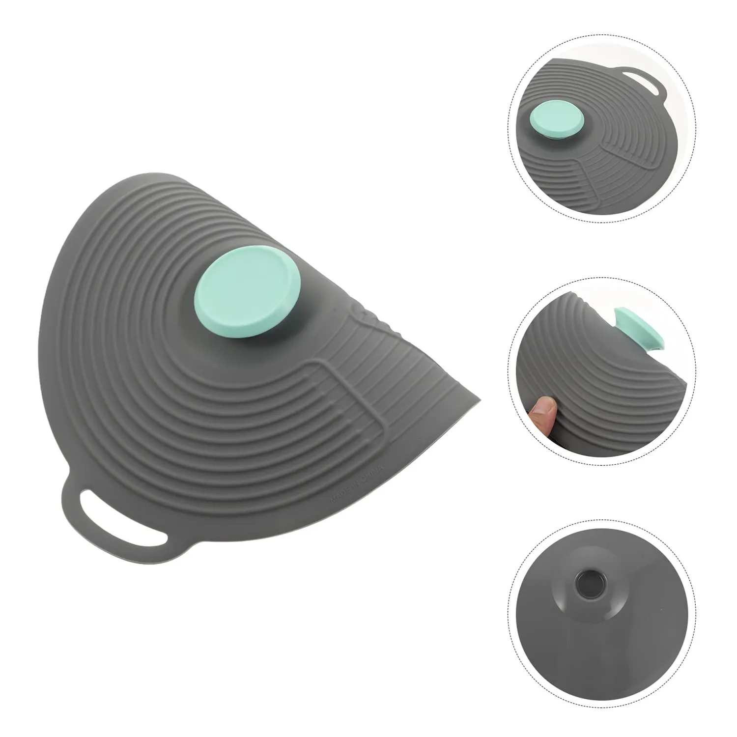 Angoily Coperchio Silicone Universale Pentole Set 3 Pezzi