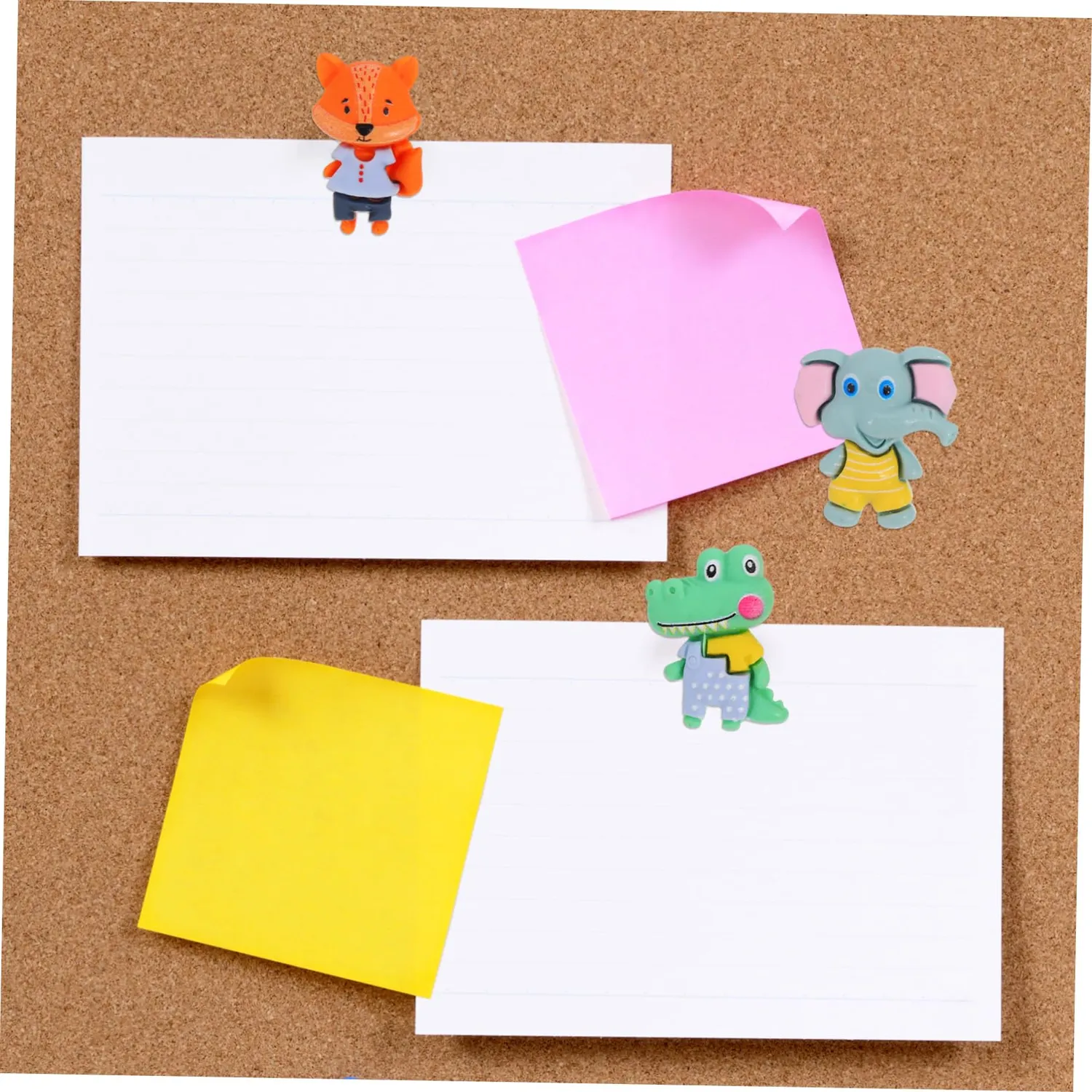 Angoily Puntine Bacheca Animali 15 Pezzi Colorate Metallo
