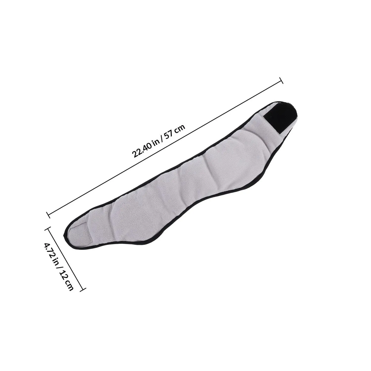 Angoily Paraorecchie Sonno Pile Grigio Regolabile