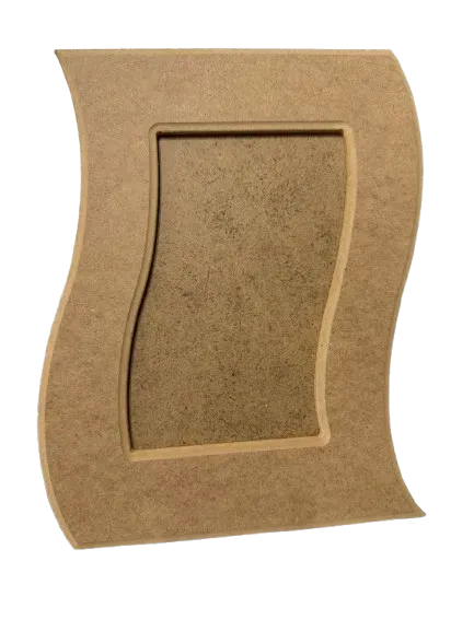 Deco Foam cornice legno grezzo 24x33cm da decorare