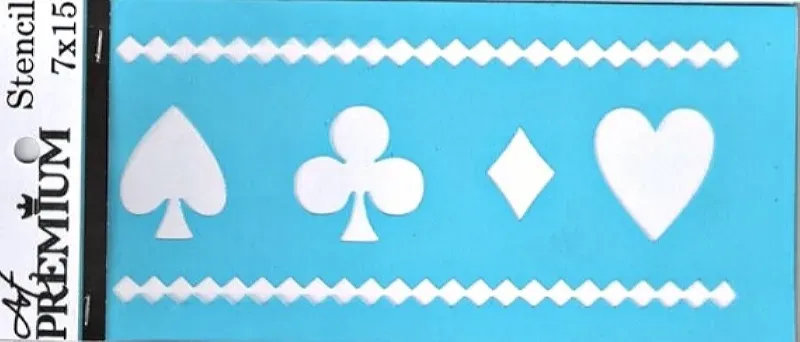 Deco Foam Art Premium 2900601 stencil 7x15cm carte