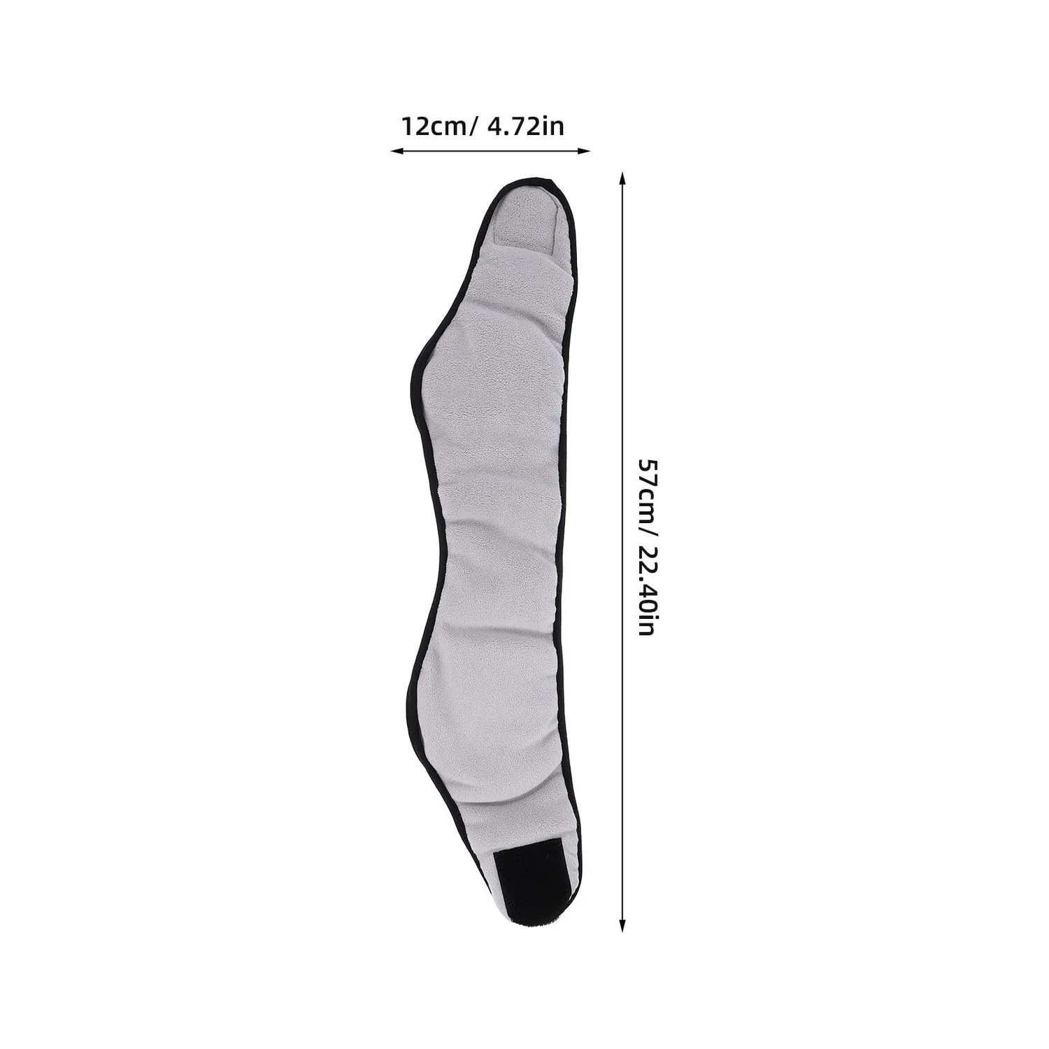 Angoily Paraorecchie Sonno Pile Grigio Regolabile