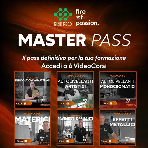 ResinPro MasterPass videocorso 6 corsi resina pro