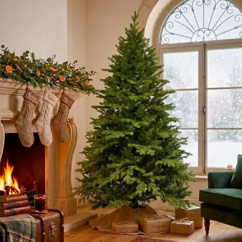 GIODICART Selira albero di Natale PE 210 cm realistico