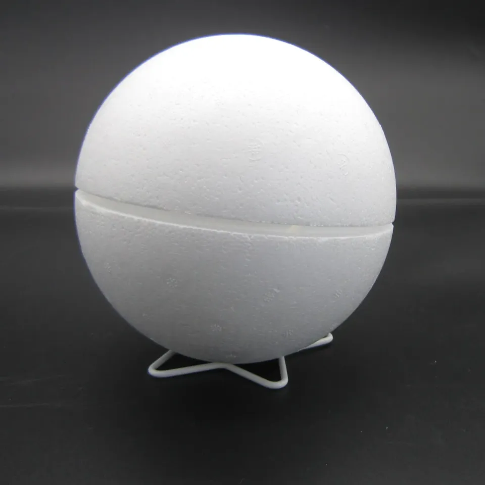 Deco Foam sfera polistirolo apribile 18 cm divisibile