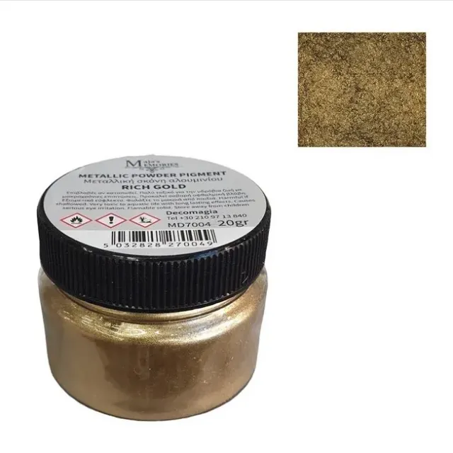 Rich Gold Pigmento Metallico Oro in Polvere 20g