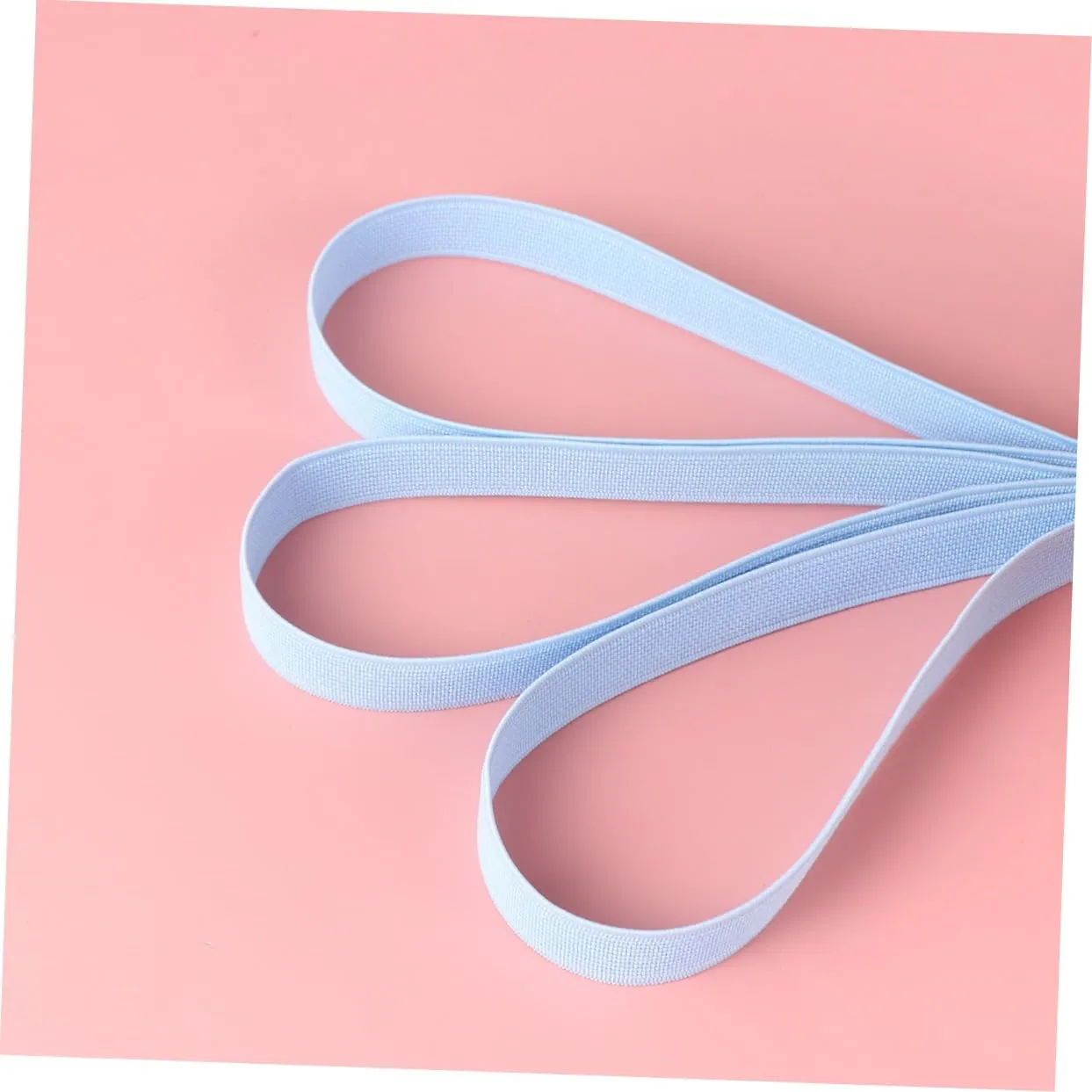 Angoily Elastico banda piatta blu poliestere alta elasticità