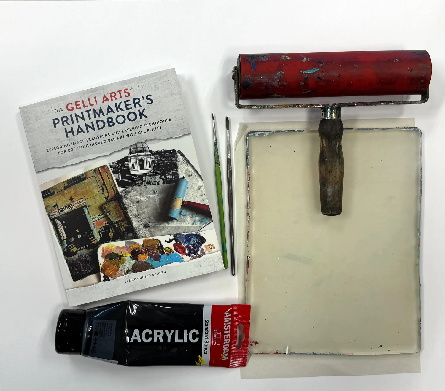 Gelli Arts Printmakers Handbook libro Jessica Russo Scherr